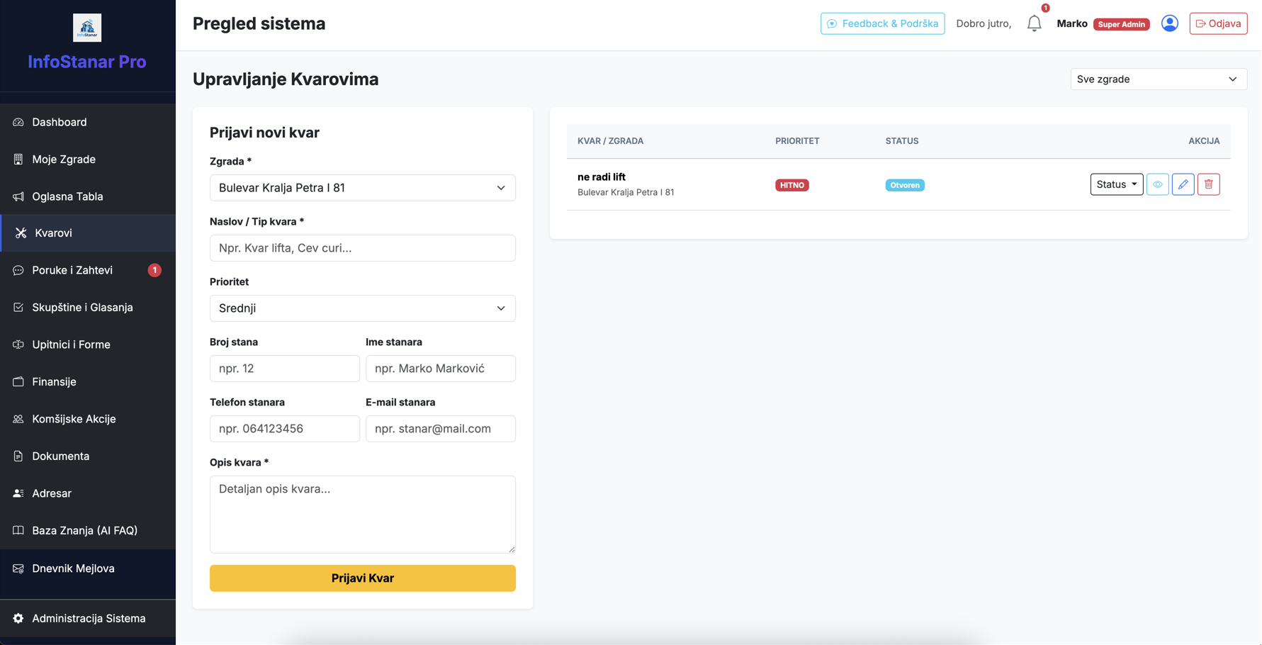 Glasanje